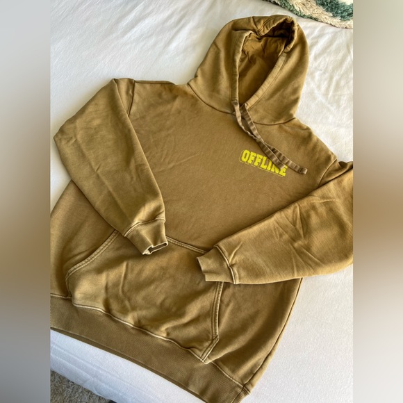 ✨AERIE OFFLINE OVERSIZED COGNAC HOODIE - Picture 2 of 5